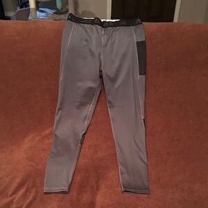 adidas Men's Gray Joggers with Black Accents